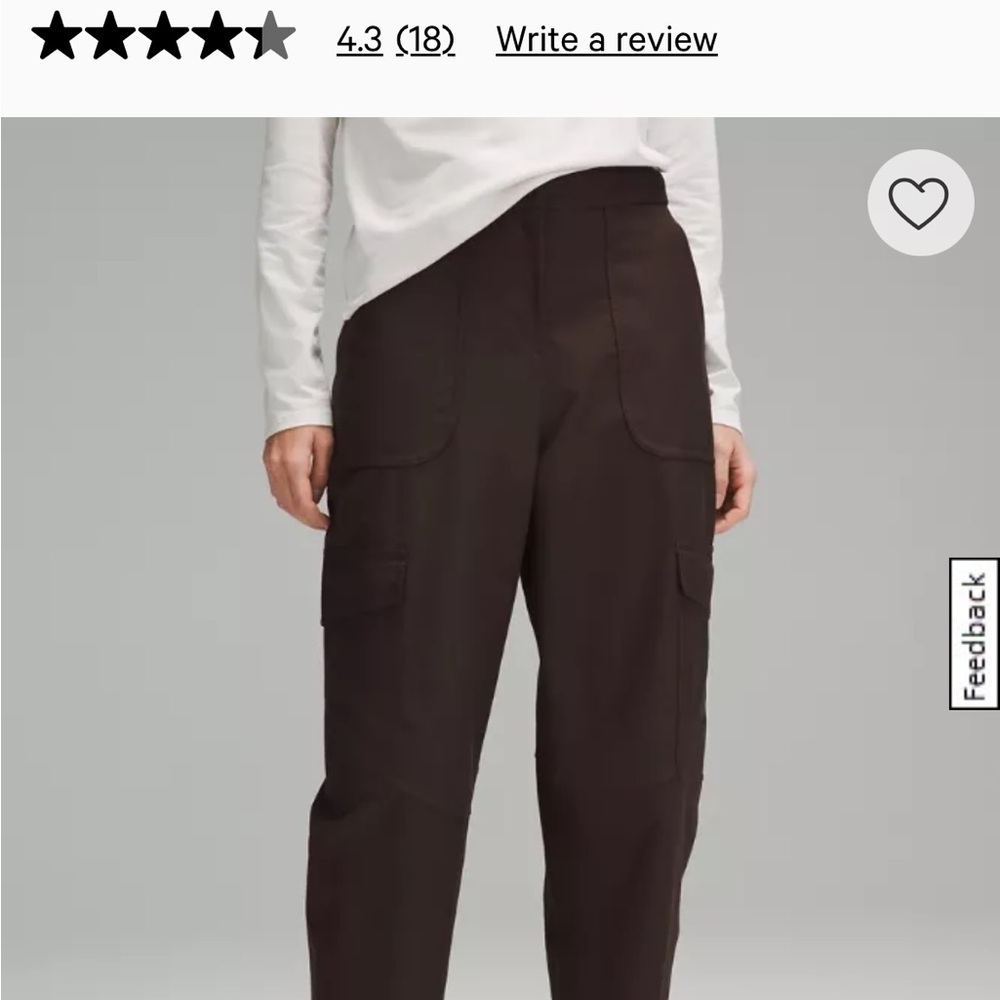 Lululemon Utilitech Brown Cargo Pants